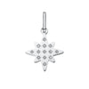 Aleena Silver Crystal Chunky Star Pendant Charm