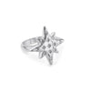 Willow Silver Crystal Chunky Star Ring
