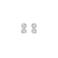 Molly Stud Earrings Silver & Crystal