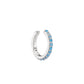 Lily Silver Turqouise Ear Cuff