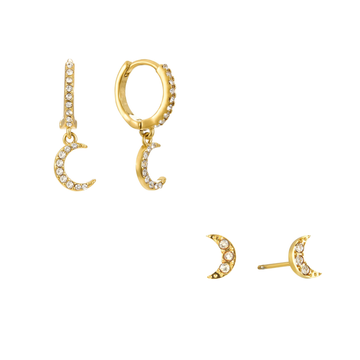 The Tori & Harriet Set – Gold & Crystal