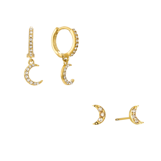 The Tori & Harriet Set – Gold & Crystal