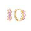 Lola Pink Huggie Earrings