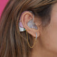 PINKNOISE Turquoise Gold Hearing Aid Jewellery