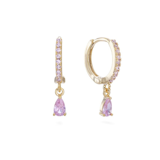 Liv Pink Huggie Hoops