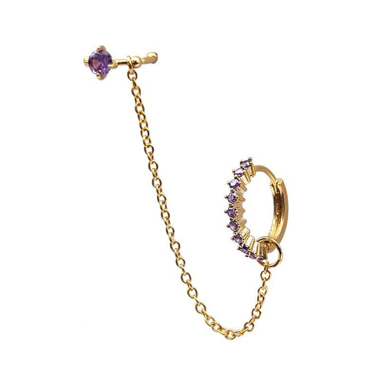 PINKNOISE Purple Gold Hearing Aid Jewellery
