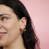 Lily Pink Gold Dainty Ear Cuff